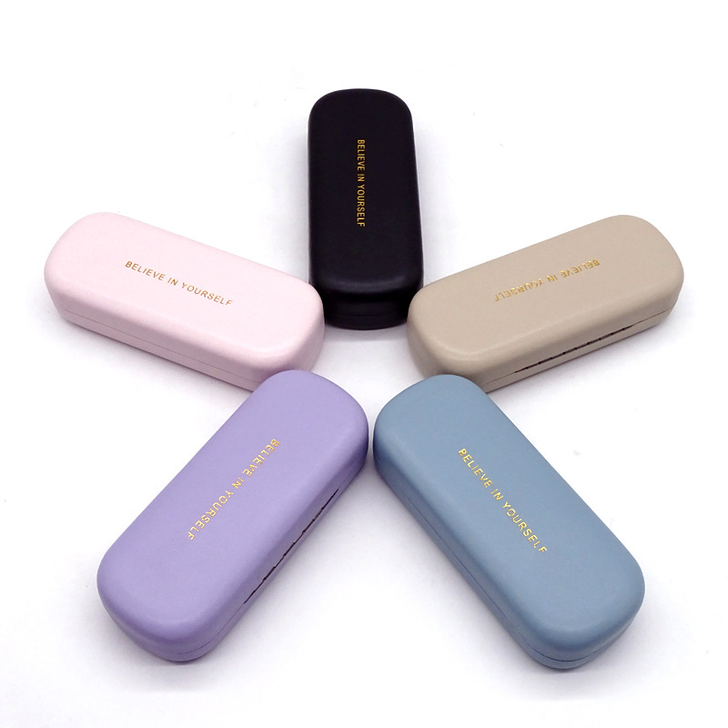 Picture of Glasses Case Factory Wholesale Printed Simple and Fashionable Glasses Case High-Value Large Frame Myopia Glasses Storage Box Anti-Pressure Iron Box