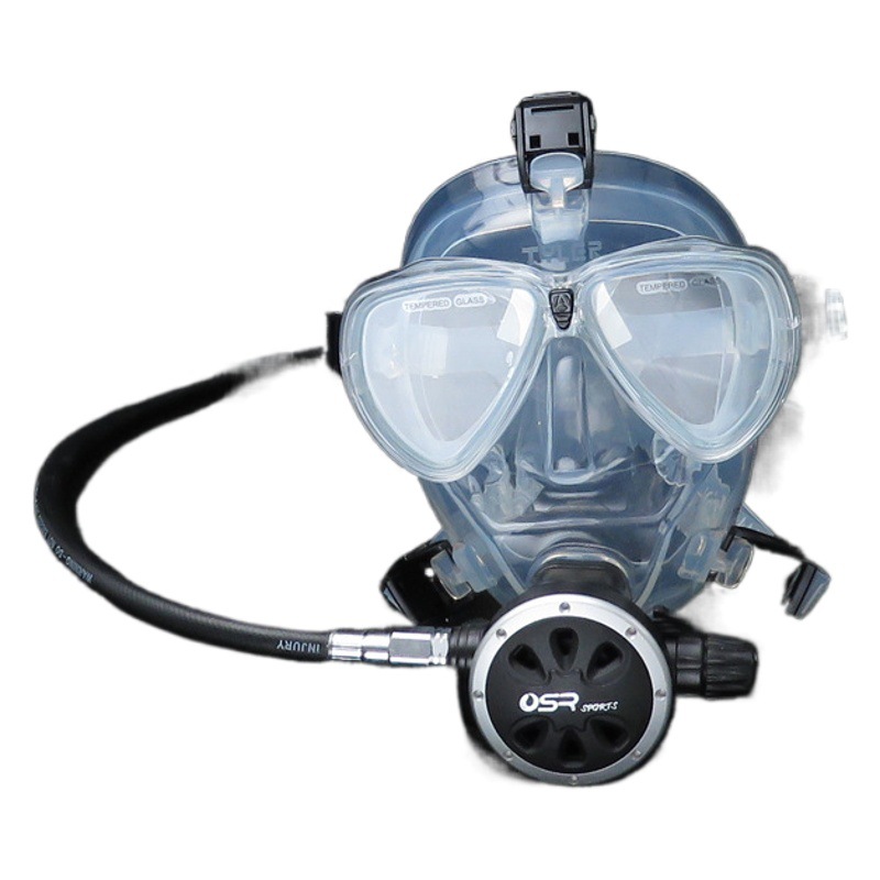 TYLER diving full mask professional full mirror tempered glass anti-fog liquid silicone sewage operation diving surface