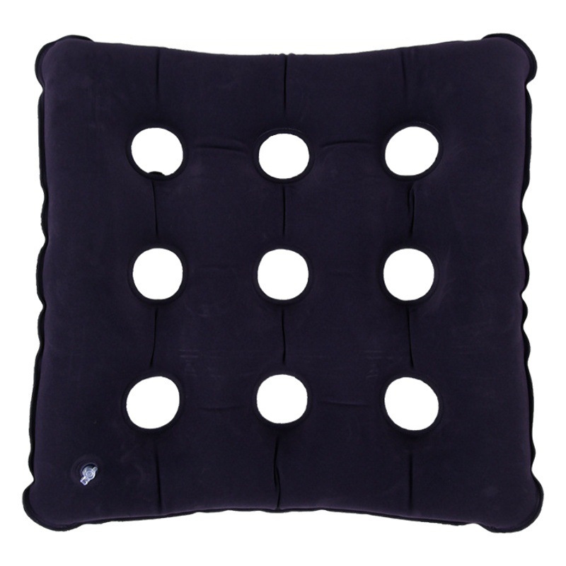Household Inflatable Anti-Decubitus Air Cushion Anti-Decubitus Seat Cushion Flocked Buttocks Inflatable Cushion Adult Cushion Wheelchair Cushion