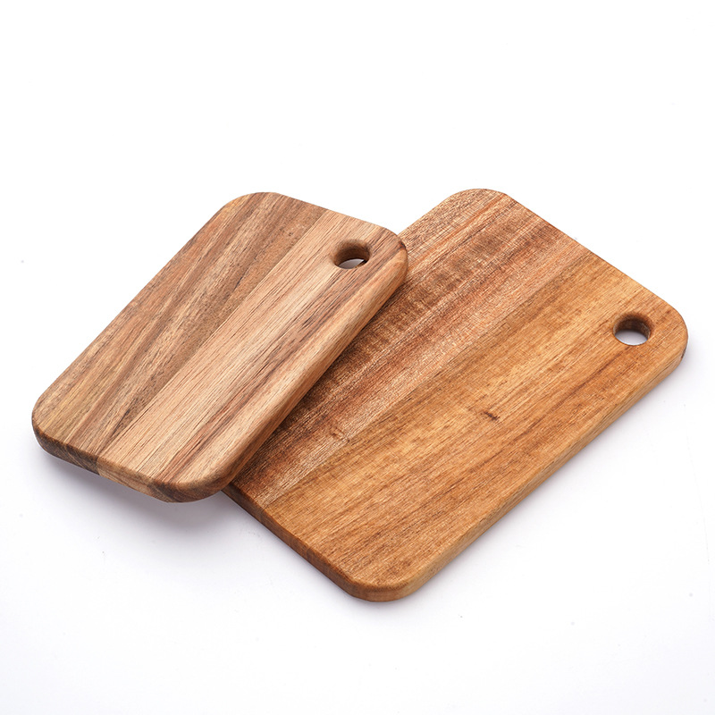 Picture of Acacia Wood Chopping Board Lunch Box Special Camping Picnic Fruit Cutting Board Pad Board Portable Japanese Cutting Board Camping Supplies