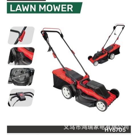 Cross-Border 40V Brushless Electric Lawn Mower 2500W Hand Push Household Small Lawn Trimmer Garden Lawn Mower