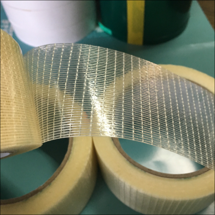 Supply striped fiber tape semi-finished tape master roll wholesale red black non-residual fiber tape