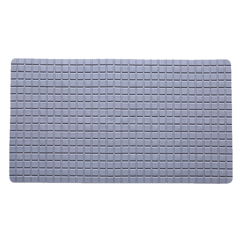 Checkered Environmentally Friendly Pvc Bathroom Massage Suction Cup Floor Mat Household Toilet Shower Foot Mat Bathroom Bath Non-Slip