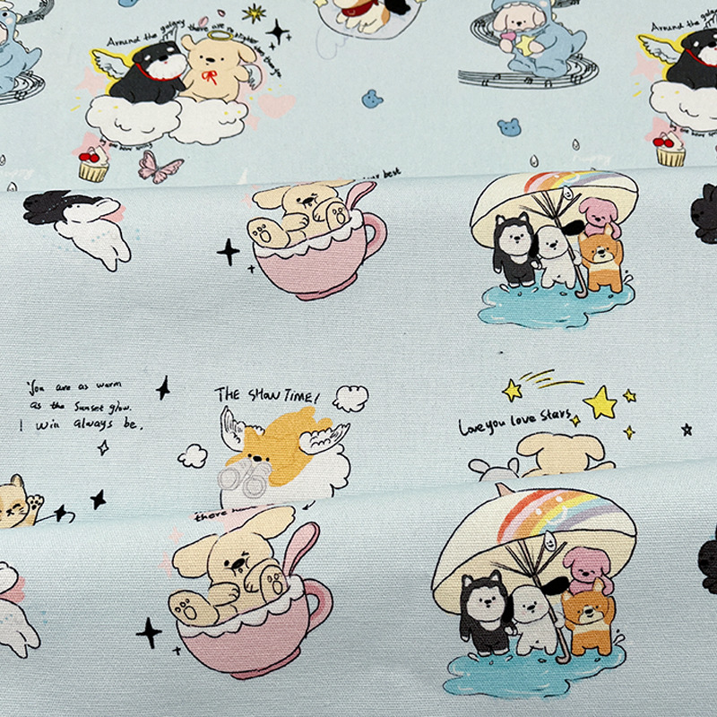 Umbrella Dog All-Cotton Eight-An Canvas 1.0m Price 1.5m Width Bag Jacket Vest Handmade DIY Fabric