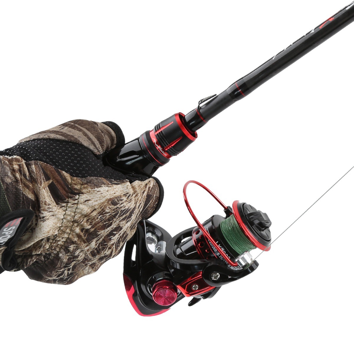 Outdoor fishing gloves Luya fishing rod fishing quick-drying dew three-finger half-finger non-slip elastic breathable wholesale cross-border