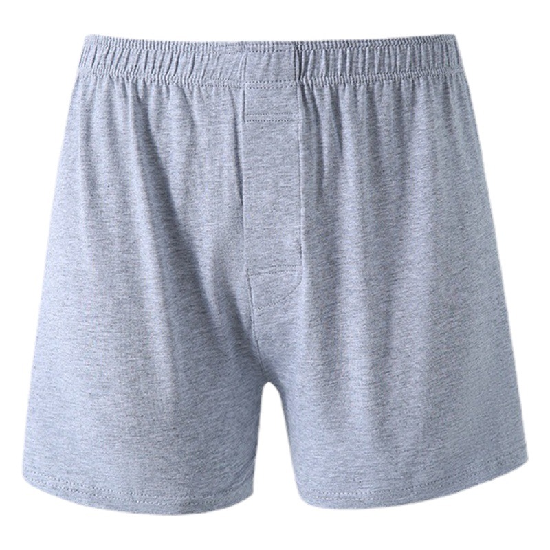 Men's Arrow Pants Underwear Loose Shorts Big Trousers Button Open Comfortable Breathable Home Pajama Pants Large Size Fat Guy