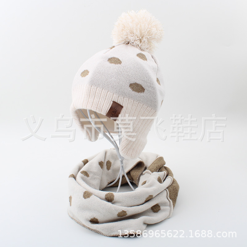 Picture of Children's Hat Autumn and Winter Boys' Ear Protection Hat Comfortable and Warm Dinosaur Pullover Cap Fleece-Lined Wool Hat for Boys and Girls