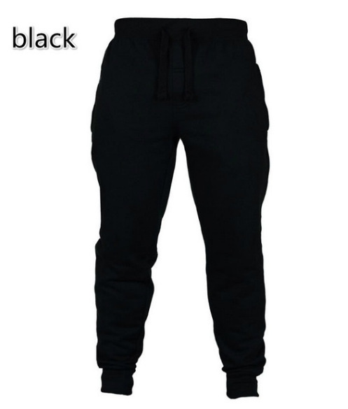 Picture of Men's casual solid color all-matching sweatpants spring and autumn sports breathable harem pants fashionable all-matching ankle-tied pants