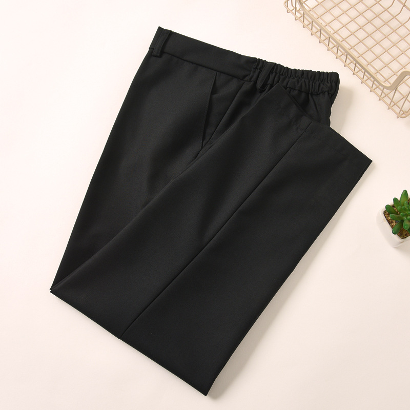Picture of Chubby Children's Trousers Children's Black Suit Pants Boys' Plus Fat Loose Dress Trousers for Big Children and Primary School Students School Uniform Pants