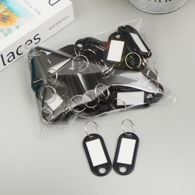 Picture of Cross-border plastic pp key card rental room hotel key tag classification tag mark key chain