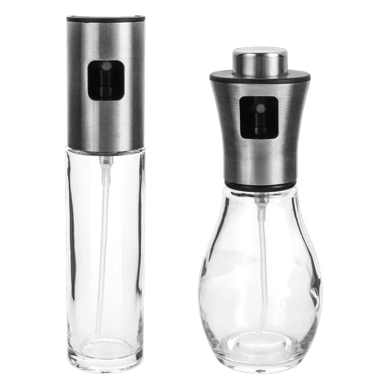 Oil spray bottle barbecue oil spray pot kitchen spray artifact oil spray pot kitchen glass oil injector edible oil bottle