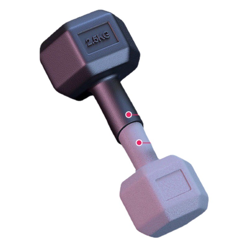 Dumbbell men's home fitness equipment a pair of sports hexagonal ladies small 2/3/5/10kg students and children