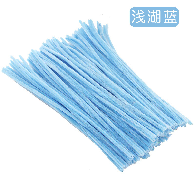 Picture of Children's puzzle twist bar environmental protection color wool wool root plush DIY kindergarten handmade beautiful Labor materials