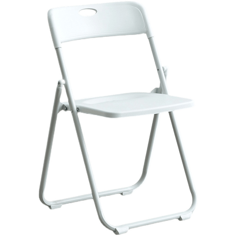 Picture of Folding chair home simple modern plastic photo chair dormitory office meeting training outdoor backrest chair stool