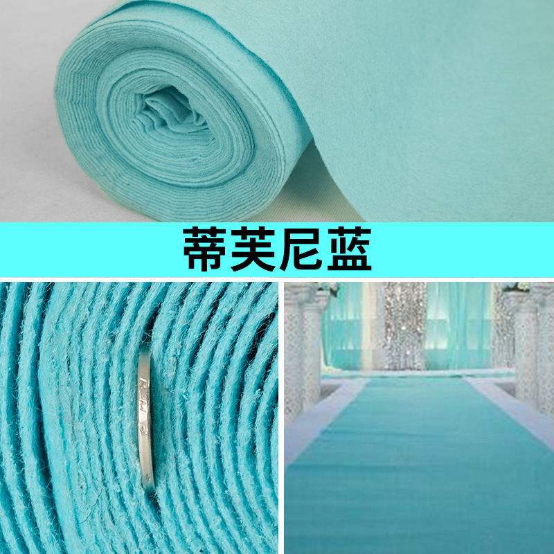 Picture of Jinning disposable wedding red carpet wedding thickened non-slip shop with shop entrance long-term stair red carpet