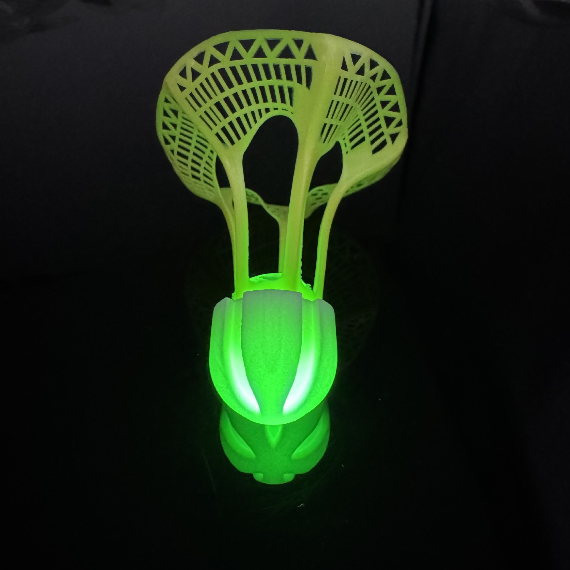 Picture of Luminous Windproof Cut Out Luminous Badminton Ball, Super Durable and Unbreakable, Outdoor Bright Plastic Nylon Ball with Light, Windproof