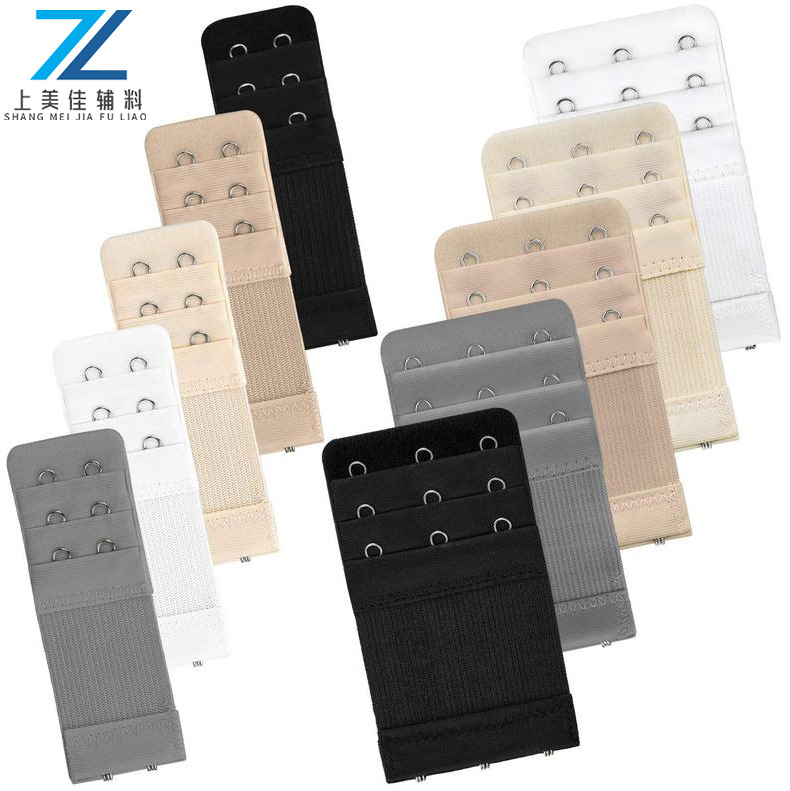 [Cross-border Combination suit] 10pcs Bra Elastic Elastic Three Rows Two Buckle Three Buckle Underwear Extension Buckle Manufacturers