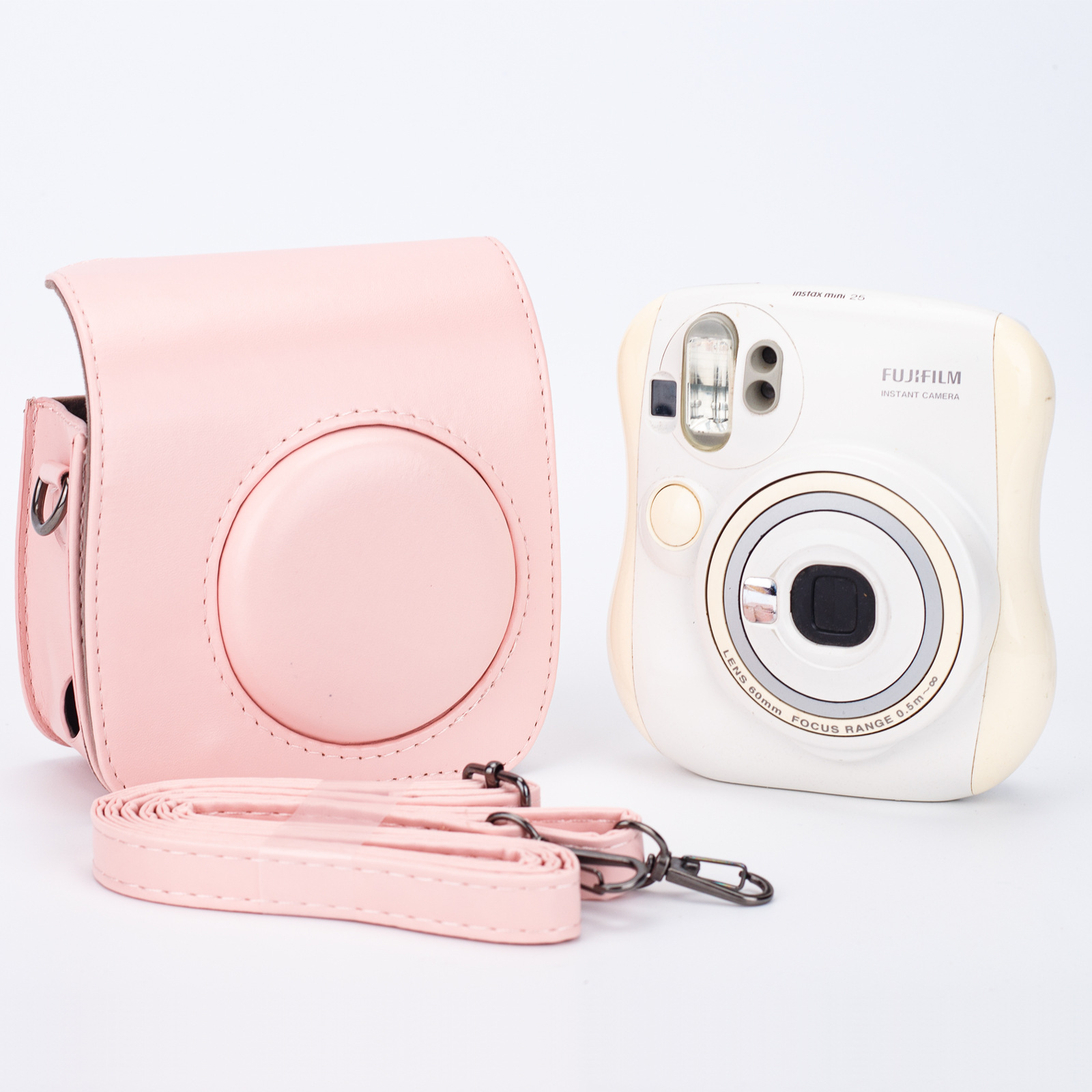 Picture of A generation of hair for the clapper mini25 camera solid color PU camera storage bag messenger bag