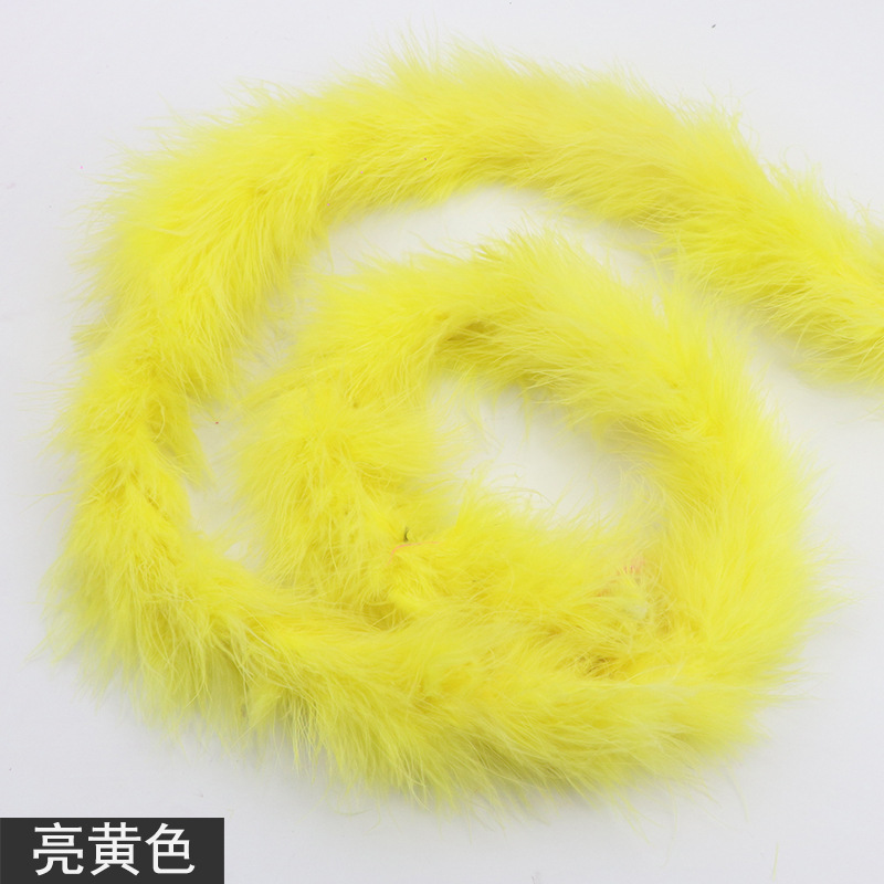 Picture of Tops wholesale Turkey plush plush feather diy1 2 M 16G performance stage decoration feather strip