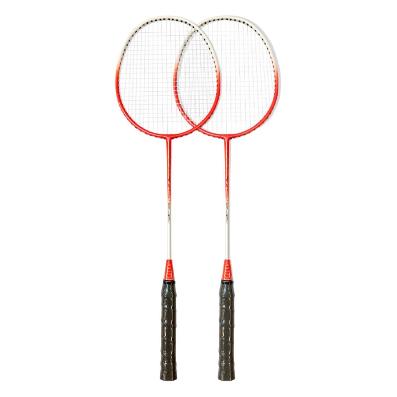Coco 6000 Steel Alloy One-Piece Badminton Racket Adult Durable Double Racket Set Durable Badminton Racket Wholesale