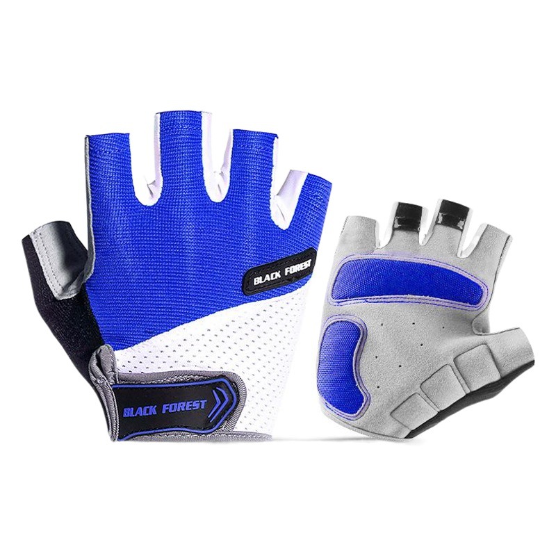 Outdoor Cycling Summer Gloves Sports Mountaineering Travel Fitness Half-Finger Non-Slip Super Fiber Wear-Resistant Wholesale