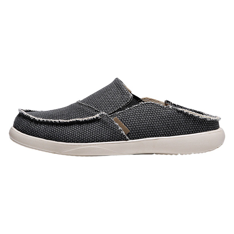 Foreign Trade Hot-Selling Canvas Shoes Men's Casual Shoes Elastic Band Loafers Men's Slip-On Breathable Lightweight Lazy Shoes in Stock