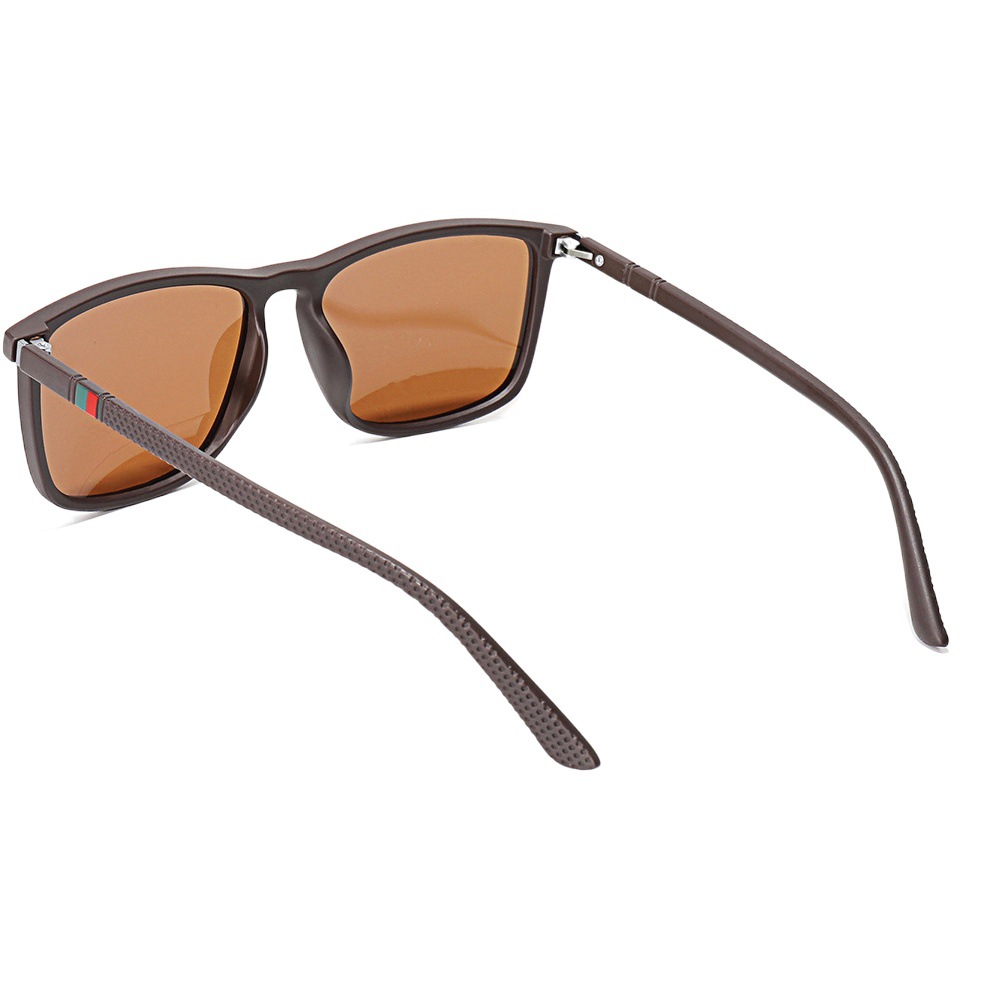 AliExpress wish shrimp skin popular polarized sunglasses square large frame classic glasses men and women driving fishing sunglasses