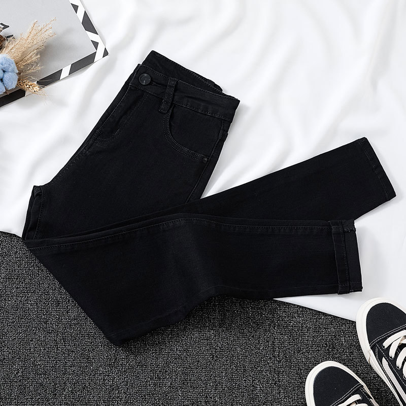Picture of Daifa Large Size Jeans Women's Autumn and Winter 2022 New High Waist Slimming Stretch Tight Slim Fit Pencil Pants