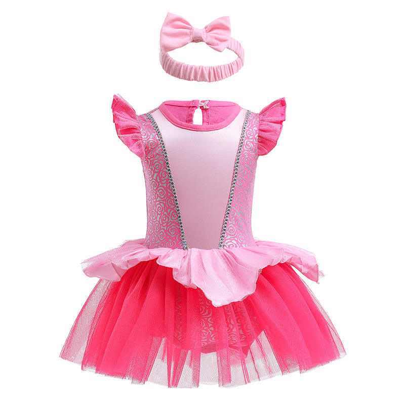 Picture of Halloween Children's Clothing, Short-Sleeved Pullover, Baby Baby Hooded Princess Jumpsuit, Romper Dress