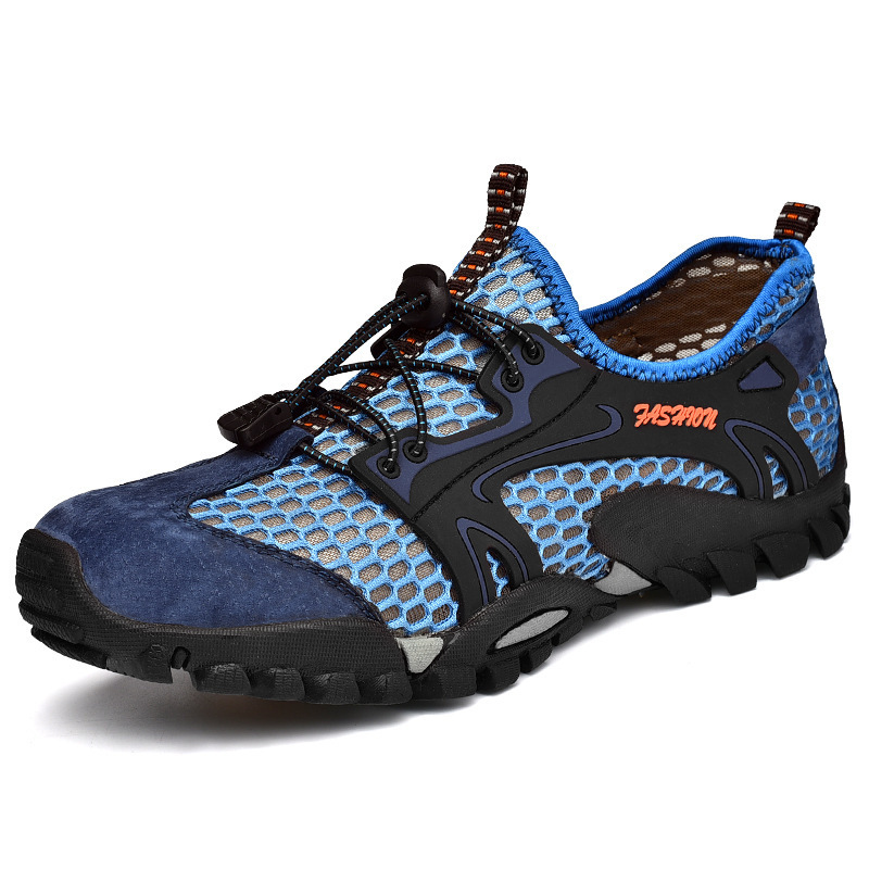 Picture of 2025 Summer New Outdoor Shoes Hiking Shoes Men's Mesh Men's Shoes Non-slip Quick-drying Hiking Shoes Wading Shoes
