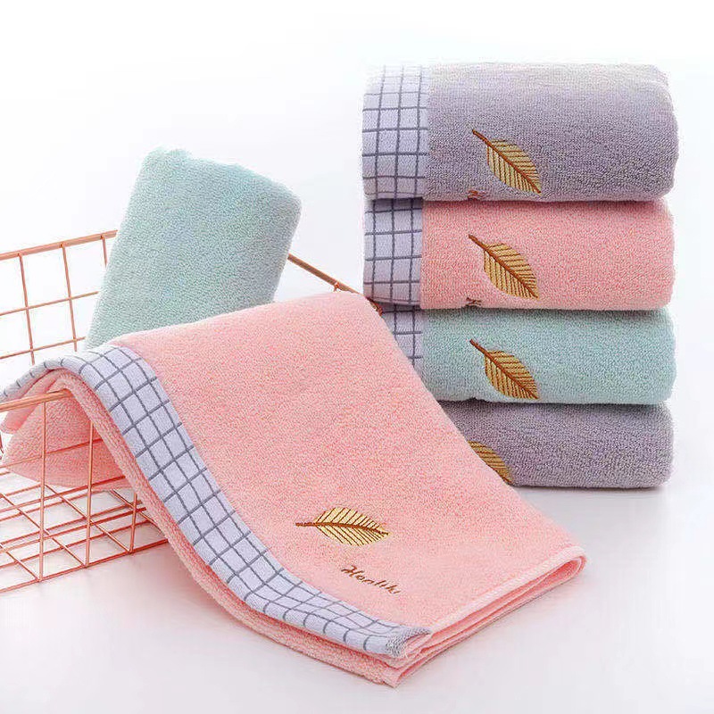 Picture of Gaoyang factory cotton European flower towel soft absorbent large face towel supermarket gift wholesale face towel household towel