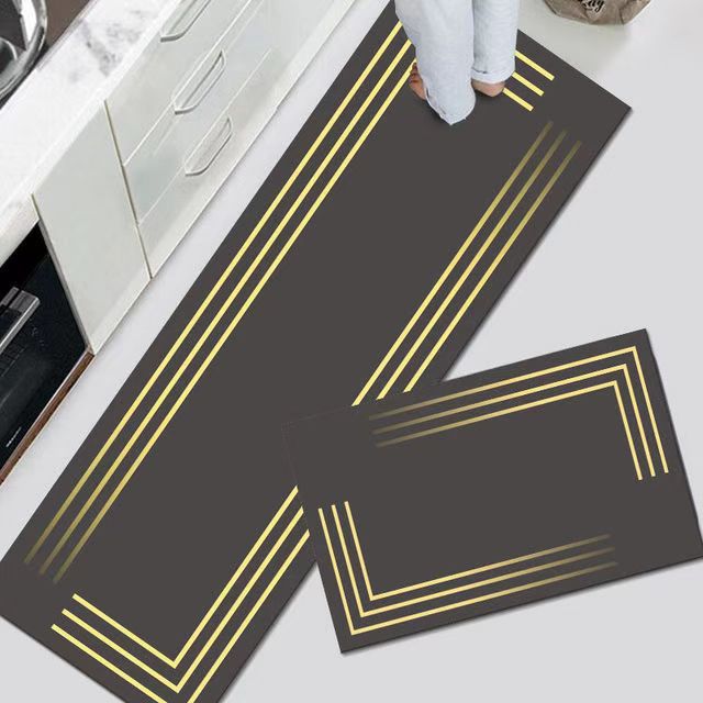 Picture of Factory wholesale modern simple wind kitchen floor mat waterproof and oil-proof foot mat for door entry dirty-resistant absorbent non-slip mat