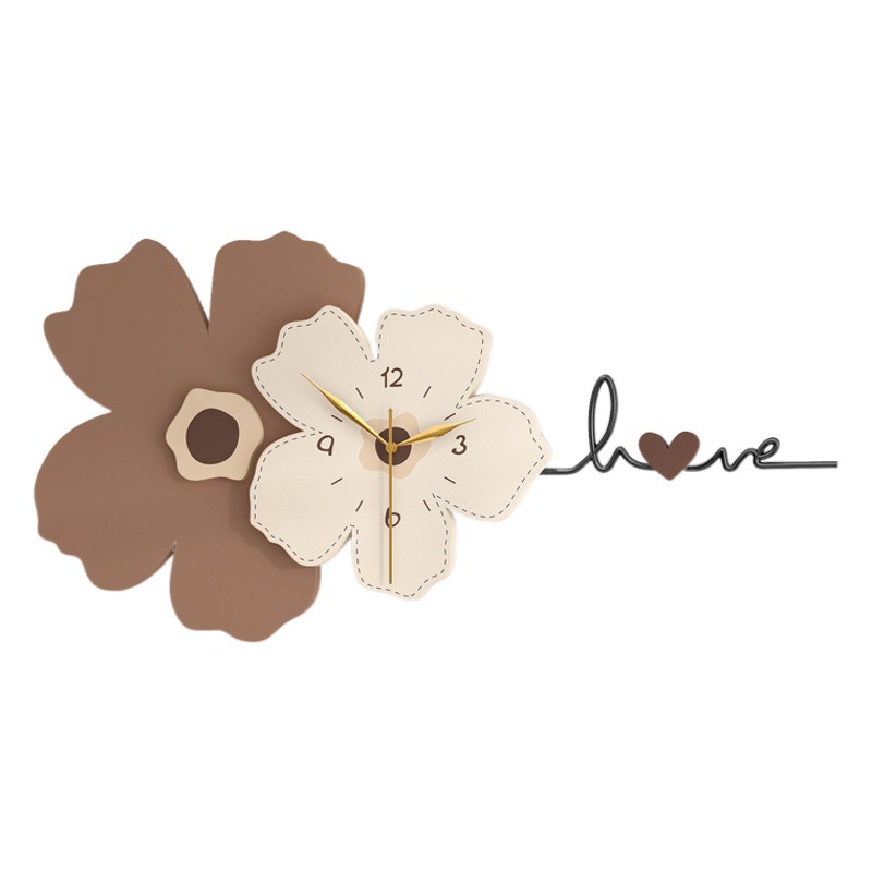 Picture of Internet Celebrity Fashion Creative Clock Home Restaurant Entrance Background Decoration Wall Clock Wall Hanging Modern Simple Clock Wall Hanging
