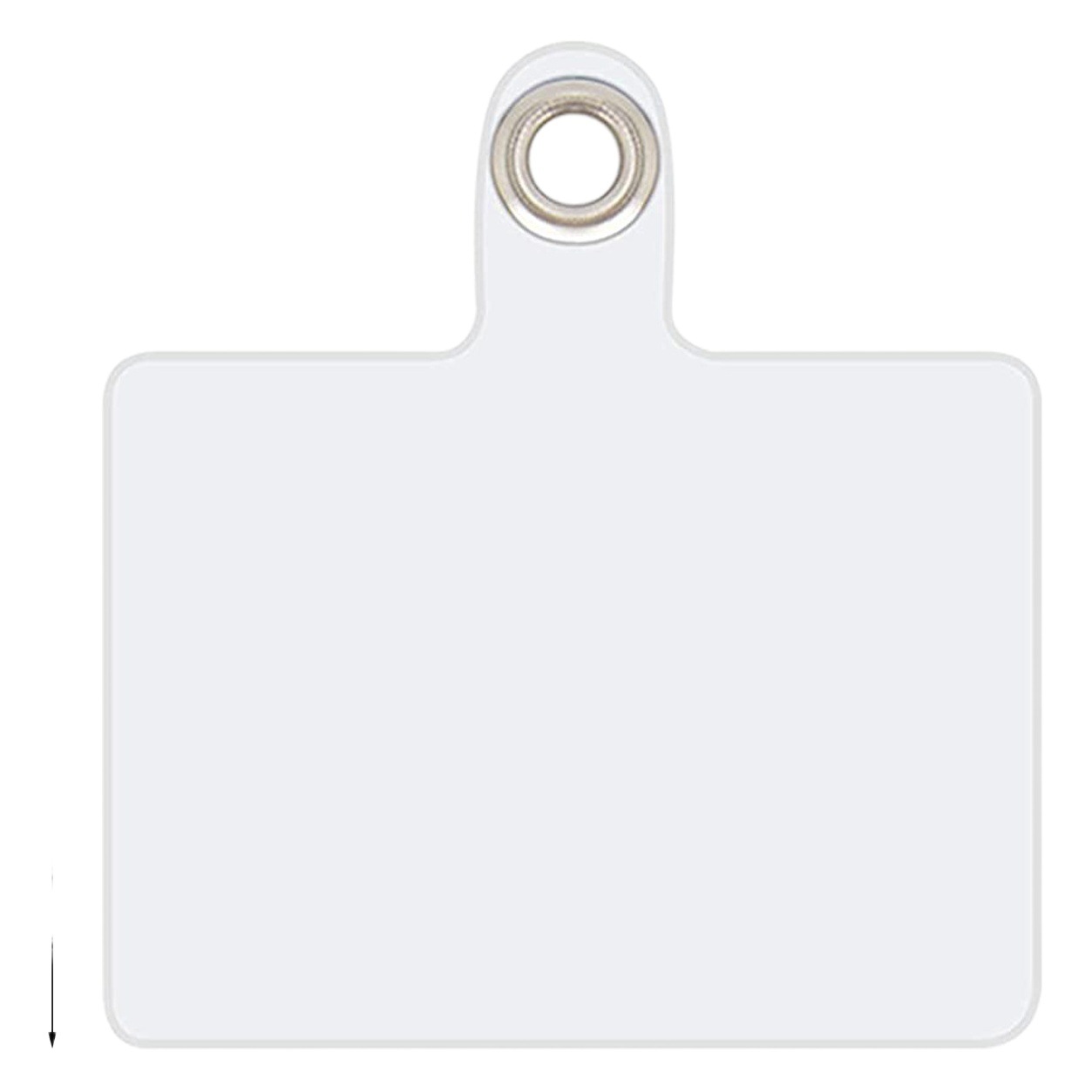 Thick polyester ribbon leopard milk pattern floral print push-in card cover PVC transparent phone case gasket lanyard