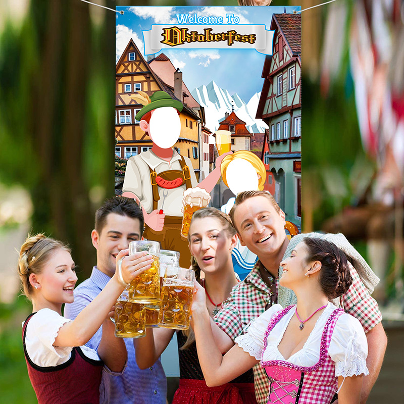 Picture of 2023 New Amazon Germany Munich Beer Festival Party Fabric Background Large Banner Spot