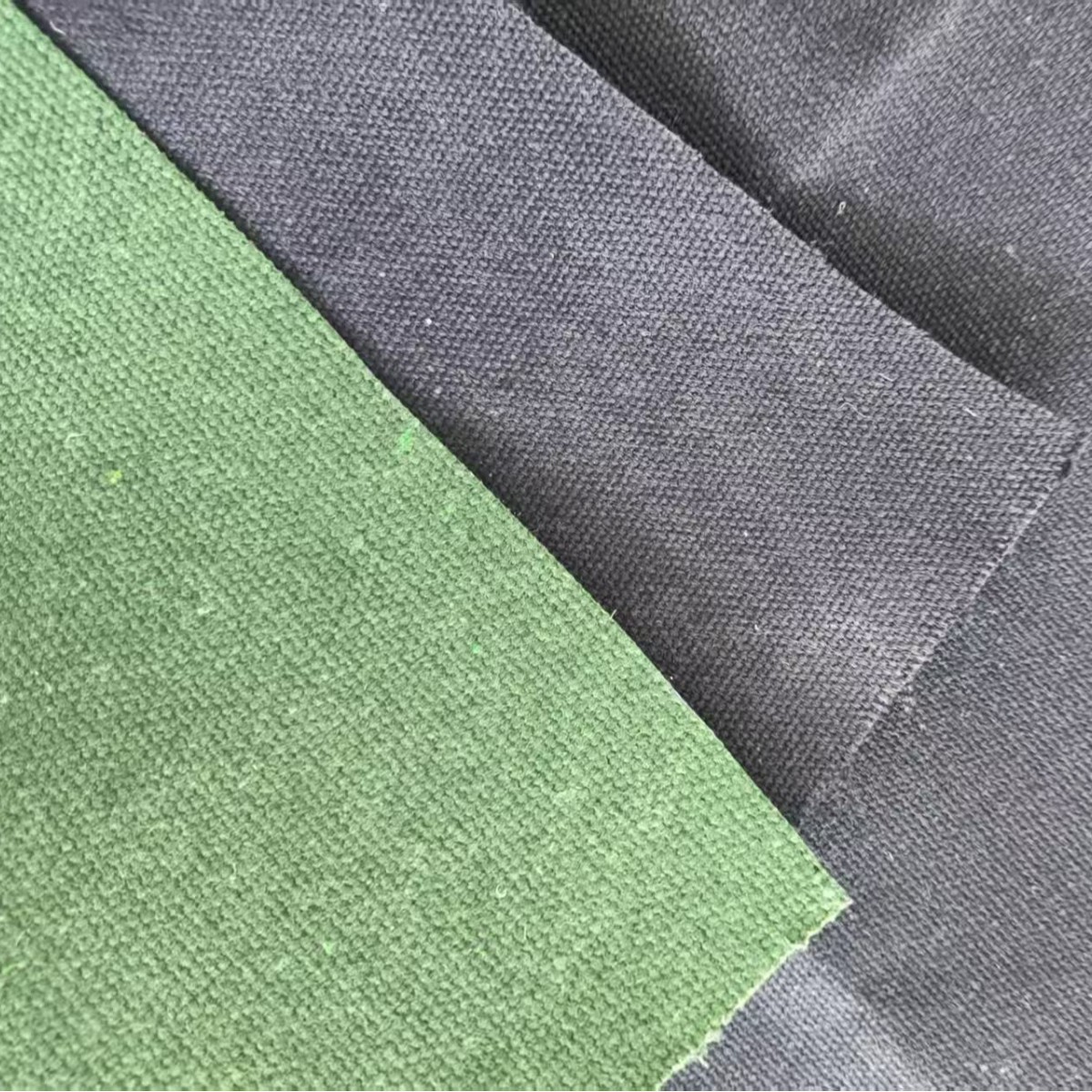 Green Black 3*3 4*4 5*6 Thickened Encrypted Abrasion Resistant Old Canvas Straw Fabric Rainproof and Cold-Resistant Tarpaulin Fabric