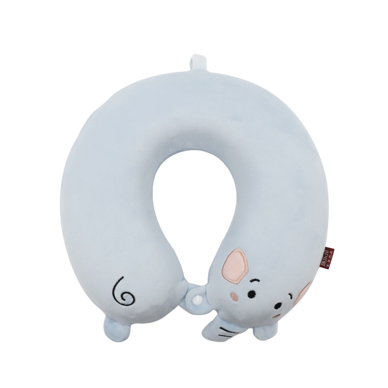 Picture of Cartoon animal slow rebound memory cotton U-shaped pillow leisure house office travel neck pillow neck pillow U-shaped pillow wholesale