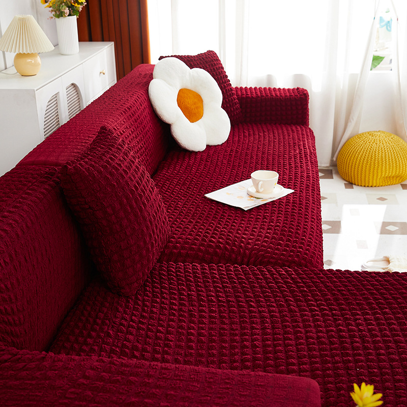 Picture of Thickened stretch seersucker lace sofa cover cover for imperial concubine single double combination sofa cover all-inclusive non-slip