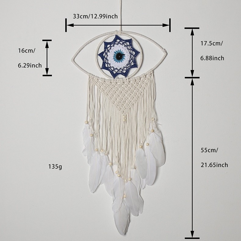 Picture of Cross-border Hot Devil's Eye Home Decoration Dream Catcher Wall Hanging Wall Decoration Dream Catcher
