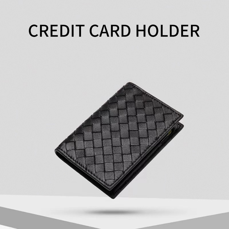 Picture of Wholesale Men's Genuine Leather Driver's License Holder, Driving Document Holder, Card Holder, Sheepskin Driver's License Cover, Woven Trendy Style