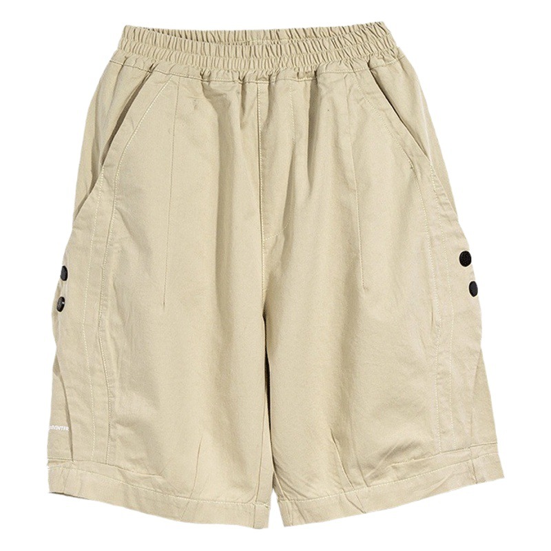 2023 Boys' Summer Shorts Five-point Crock Pants Foreign Handsome Thin Children's Cotton Mid-length Pants Korean Style Trendy
