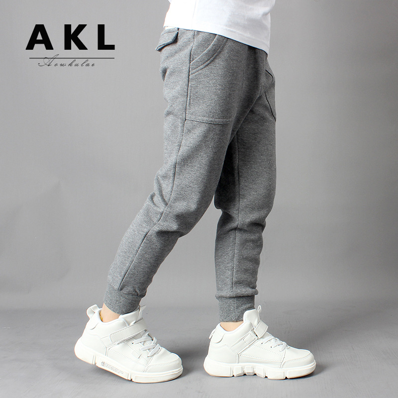 Picture of Spring and Autumn 2024 New Korean Style Boys' Sports Pants Large Children's Pure Cotton Casual Anti-mosquito Trousers Children's Pants