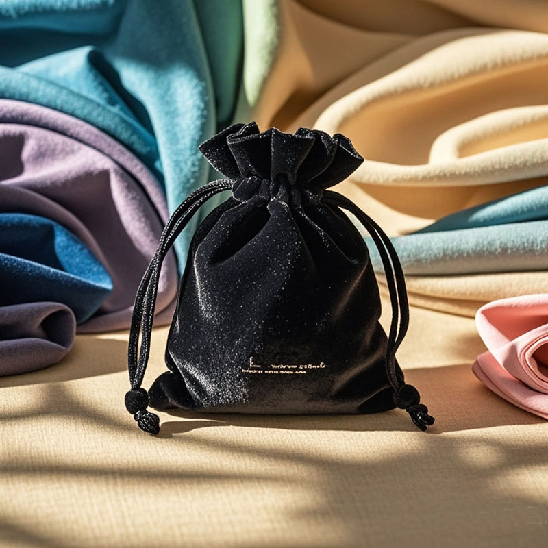Drawstring Small Velvet Bag, Jewelry Pouch, Brocade Bag, Cultural and Artistic Items, Gift Packaging Cloth Bag, Velvet