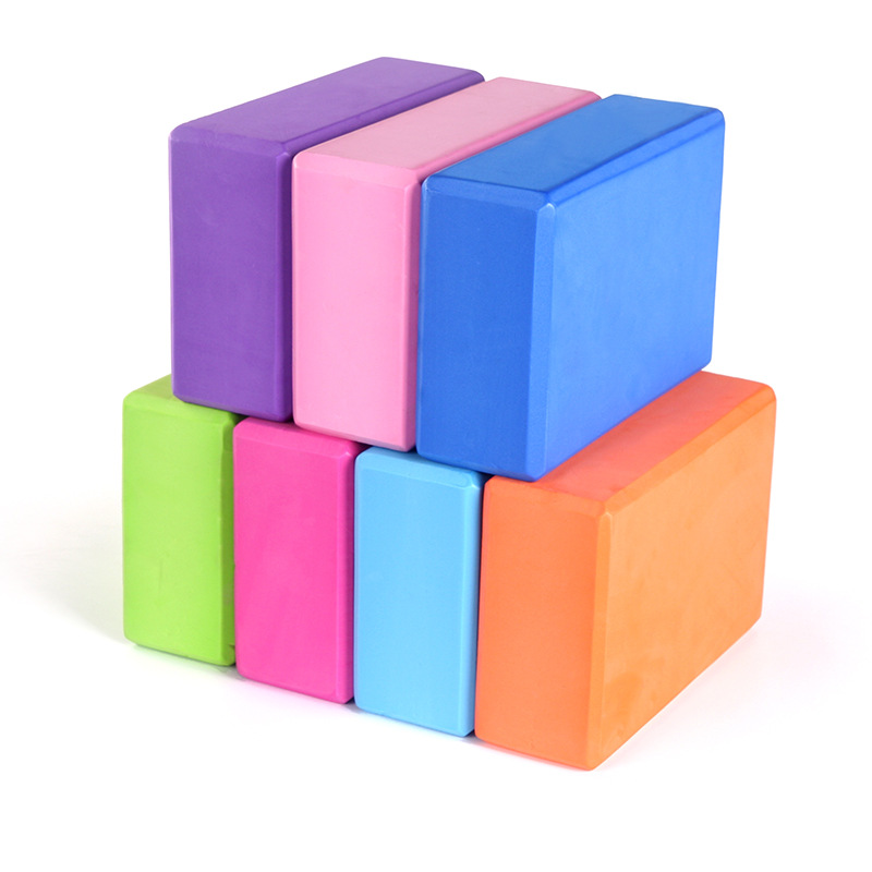Picture of Cross-Border Eva Yoga Brick Manufacturer Direct Sales Dance Bricks Children's Fitness Stones River Crossing Bricks Single Color High Density Wholesale