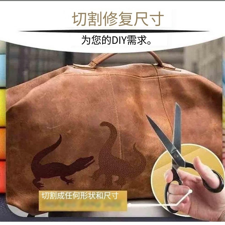 Picture of Factory in stock super soft litchi grain leather pvc material handmade DIY production materials sofa tables and chairs production materials