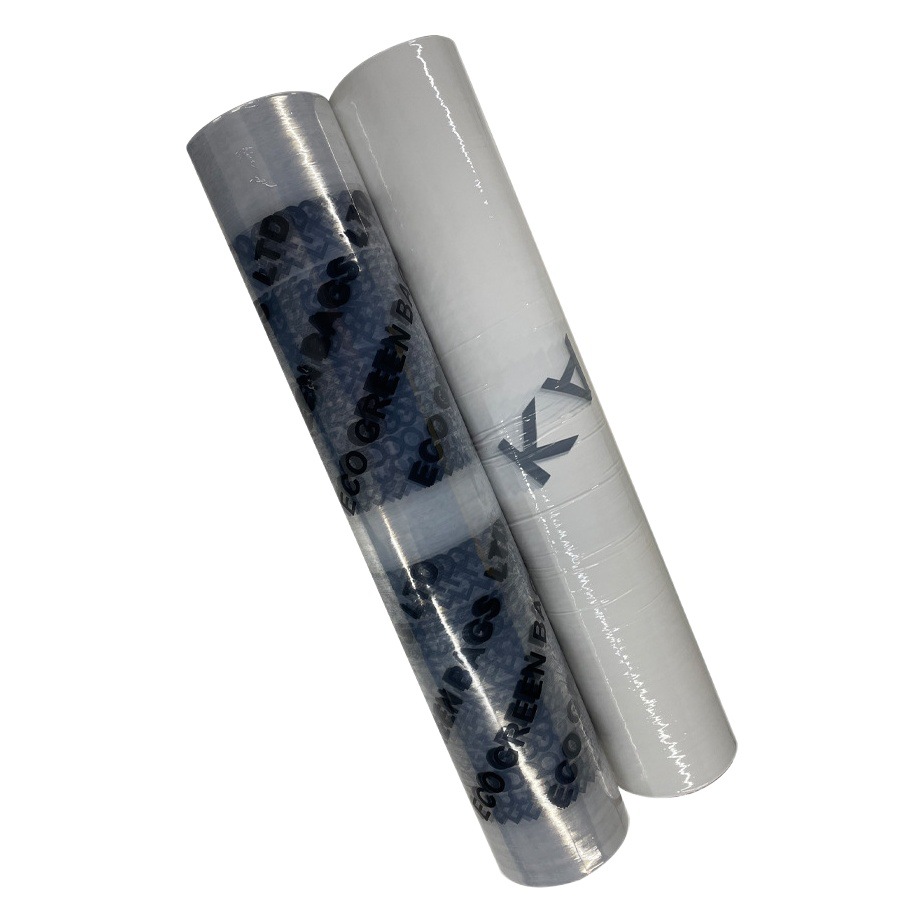 PE printing winding film manufacturer two-color printing multi-specification stretch film with logo printing packaging winding film