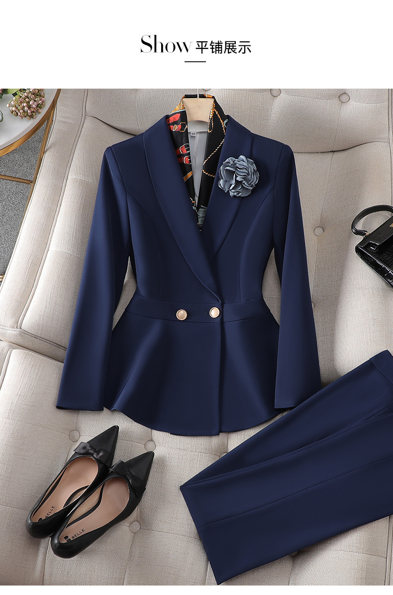 Picture of Spring and Autumn Business Wear Women's suit Women's Fashion Dress Stitching Women's Suit Work Clothes Korean Casual Small Suit