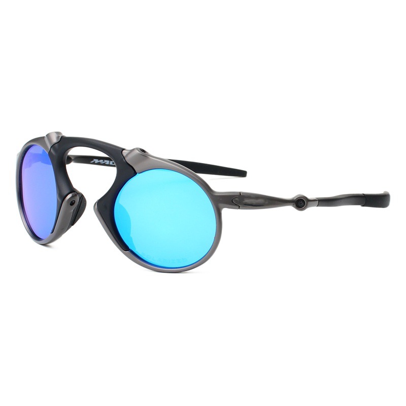 Cross-border Trendy Retro Polarized Sunglasses Men and Women Outdoor Sports Riding Zinc Alloy Driving Sunglasses Round Frame