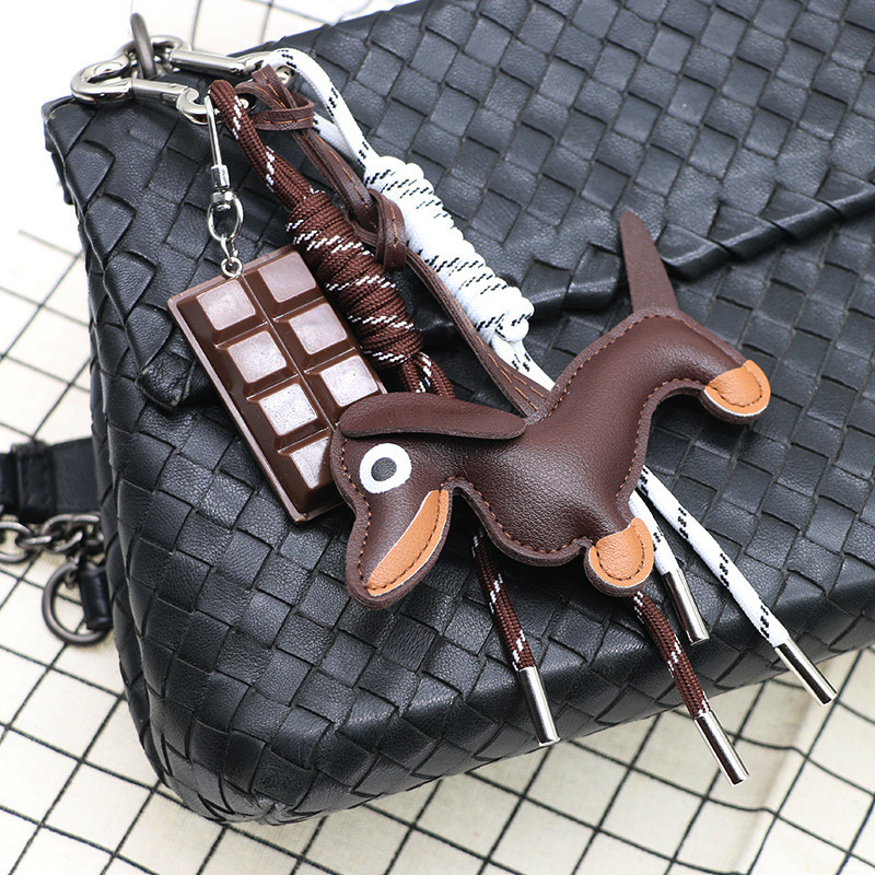Picture of New Cartoon Personalized Keychain Bag Pendant Miu Series Dachshund Animal Shape Bag Pendant Decoration Wholesale