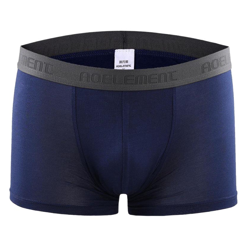 Men's Underwear Sexy Mid-Waist Boxers Trendy U-Convex Men's Breathable Sweat-Absorbing Boxer Underpants Head New Underpants Men's Underpants